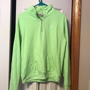Green Victoria’s Secret Quarterzip